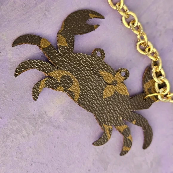 NEW LV Reimagined Canvas Charm On Unbranded Bag Charm Chain - Picture 5 of 5